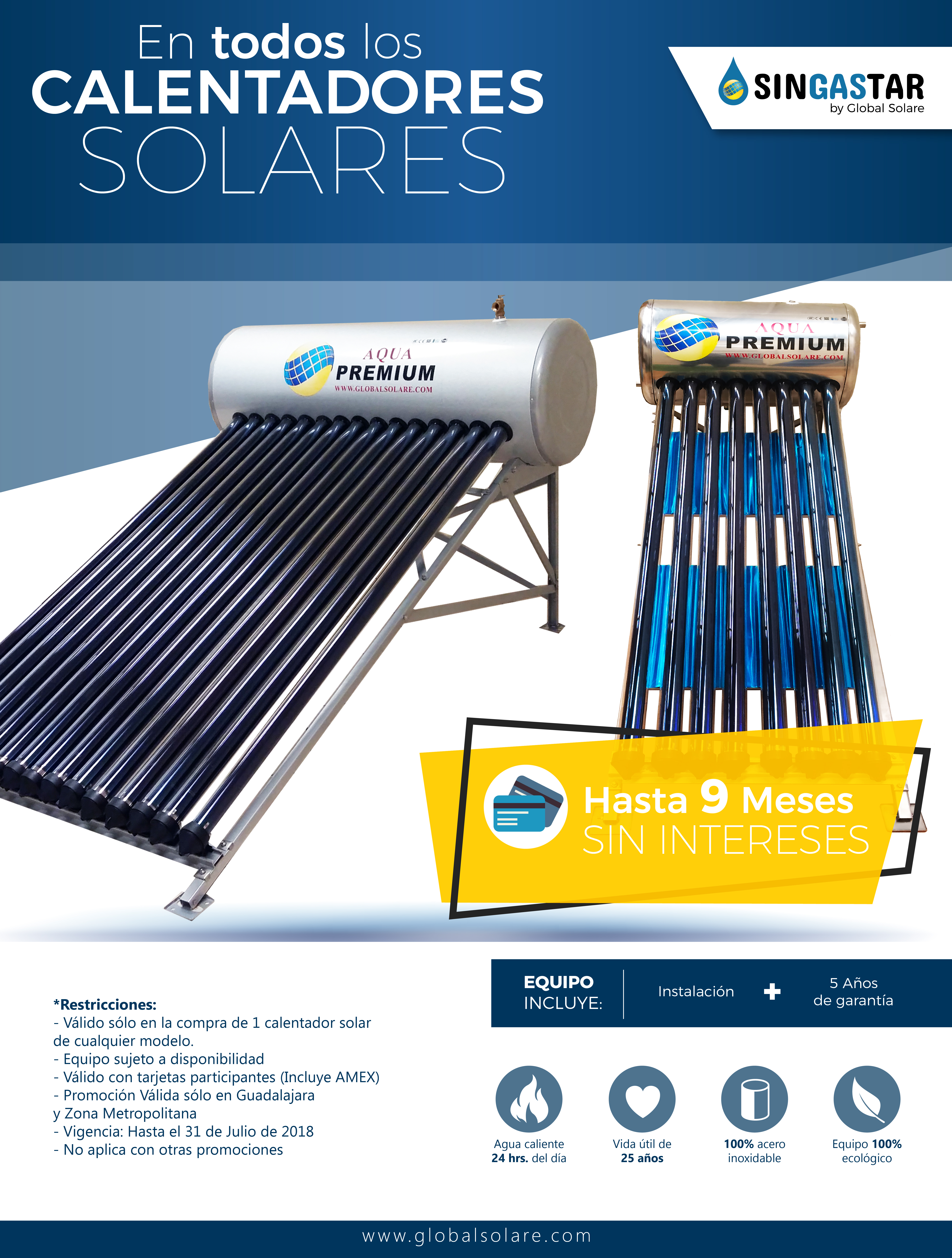 Promocion Termosolar MESES SIN INTERESES